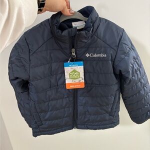 Toddler Columbia Dark Blue Jacket with Omni-Shield